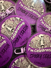 Load image into Gallery viewer, Spooky Season purple Keychain
